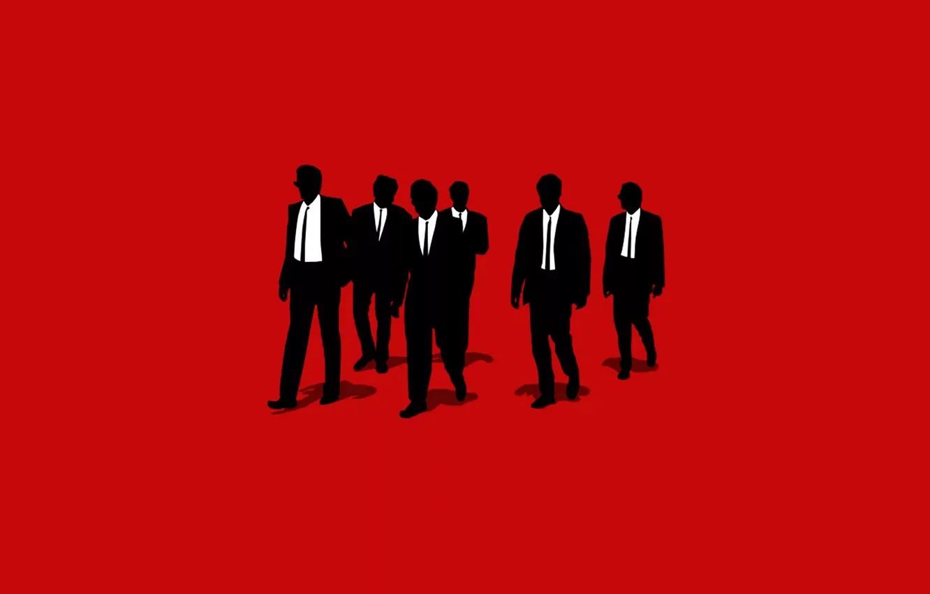 Фото обои фильм, минимализм, minimalism, красный фон, movie, red background, фильм Квентина Тарантино, "Бешеные псы"