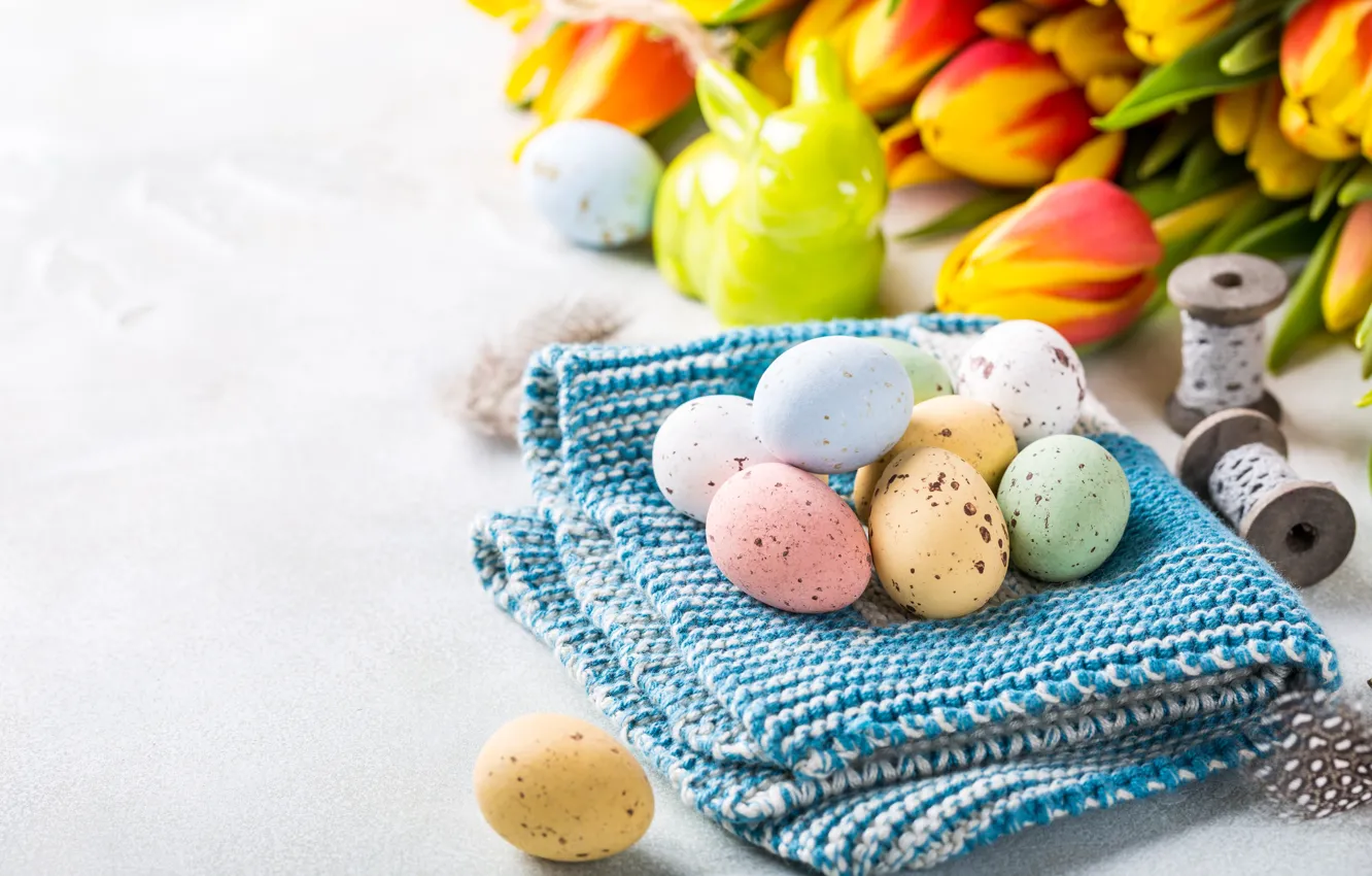 Фото обои цветы, colorful, Пасха, тюльпаны, happy, flowers, tulips, Easter
