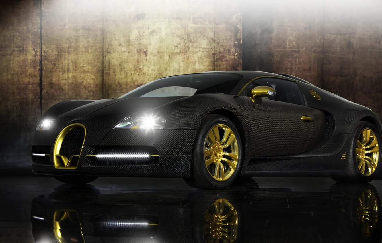Фото обои Bugatti, Veyron, Гиперкар