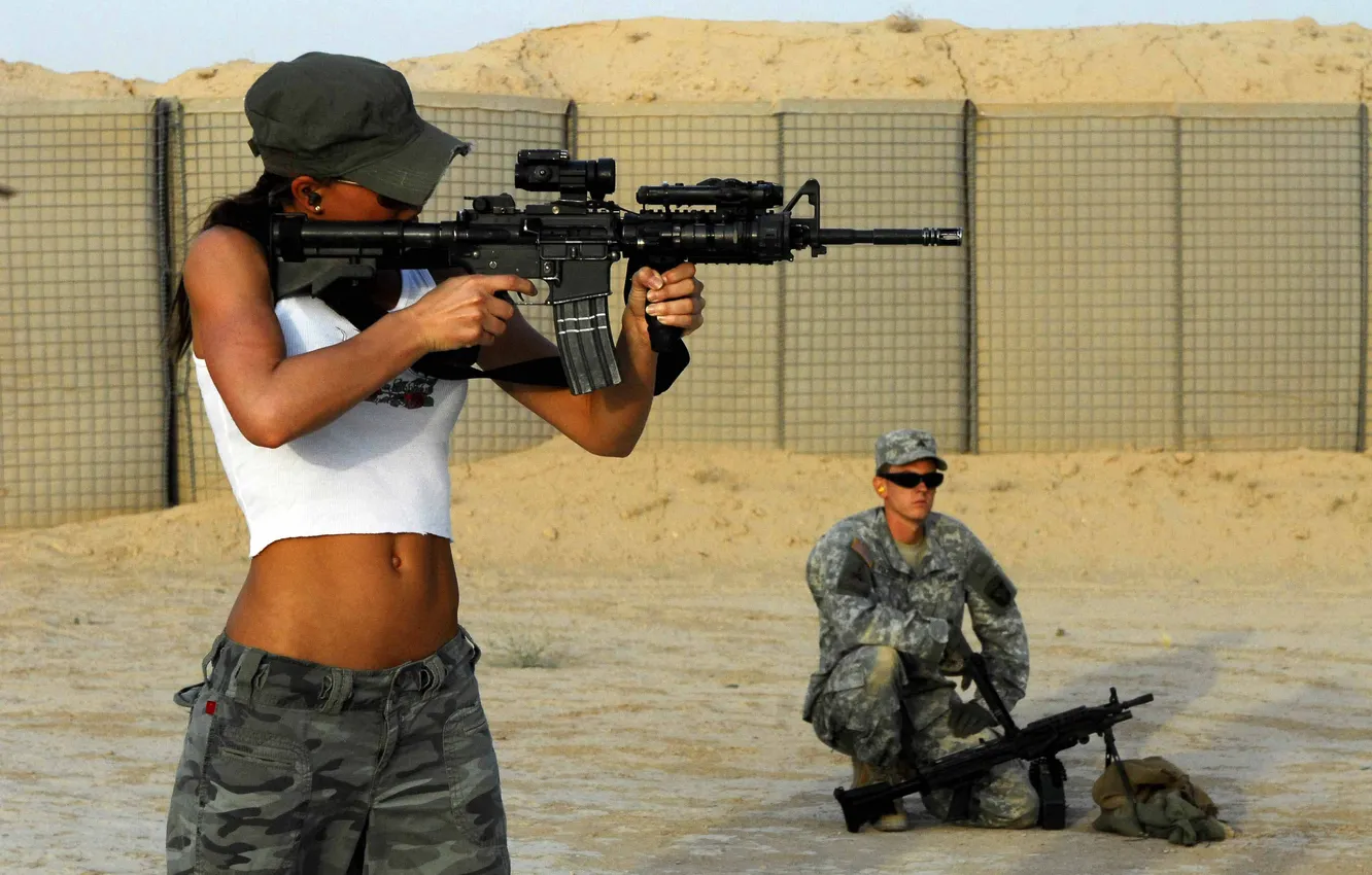 Фото обои people, shooting, shooting range, weapons