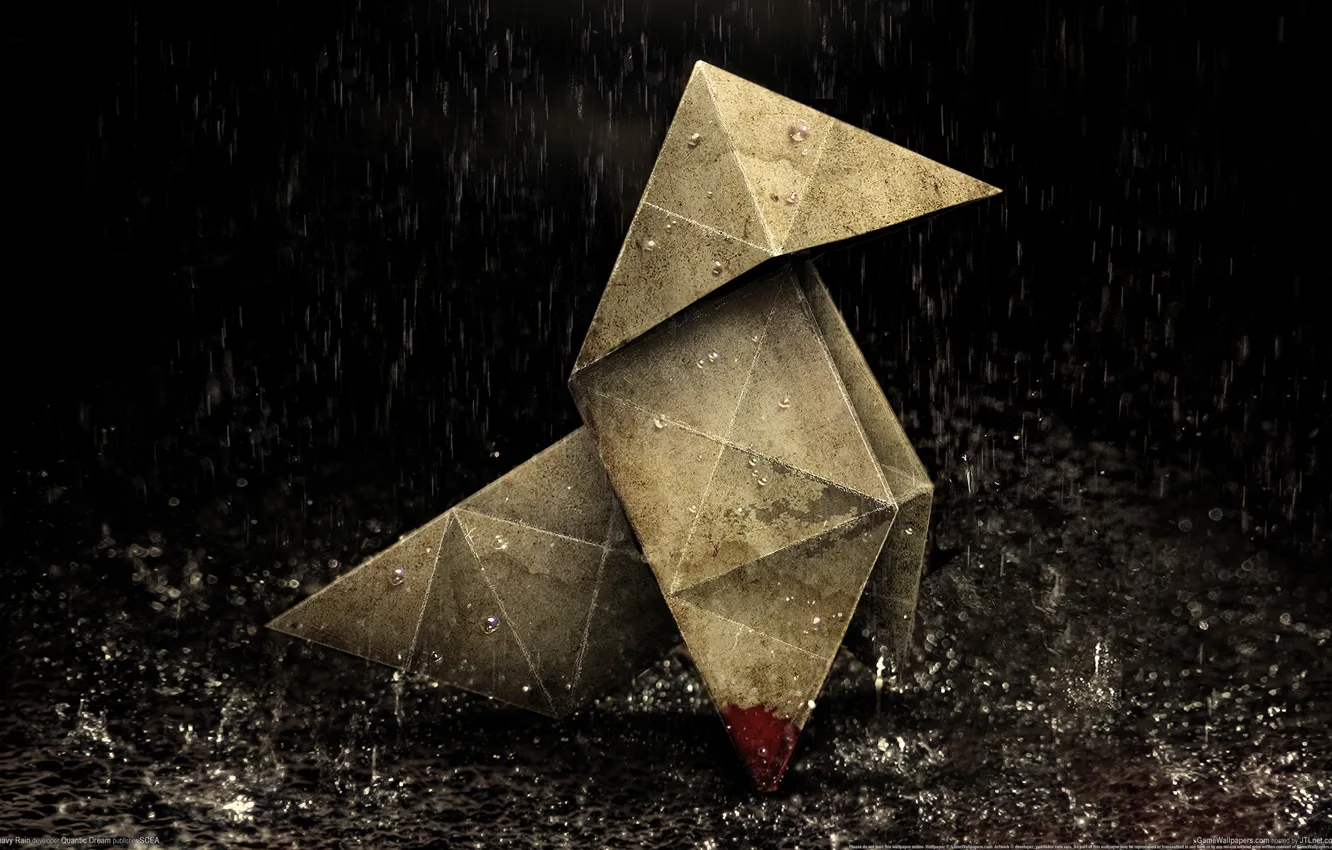 Фото обои Оригами, Quantic Dream, Heavy Rain
