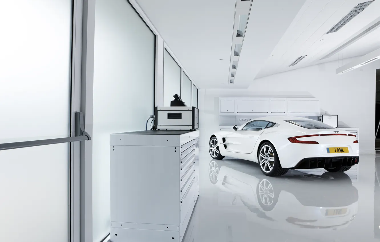 Фото обои белый, Aston Martin, астон мартин, суперкар, white, cars, auto, боксы