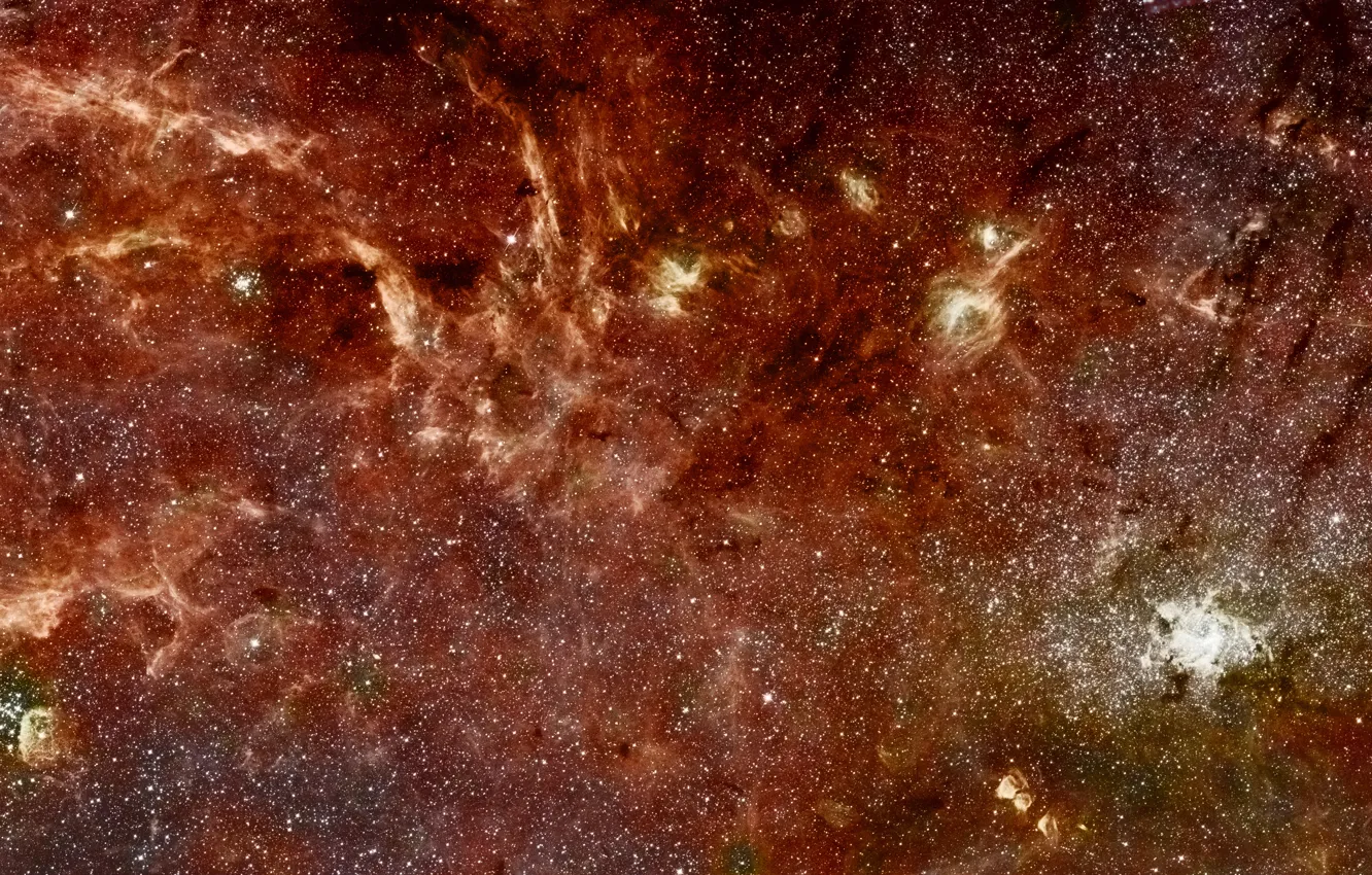 Фото обои red, Milky Way, galaxy