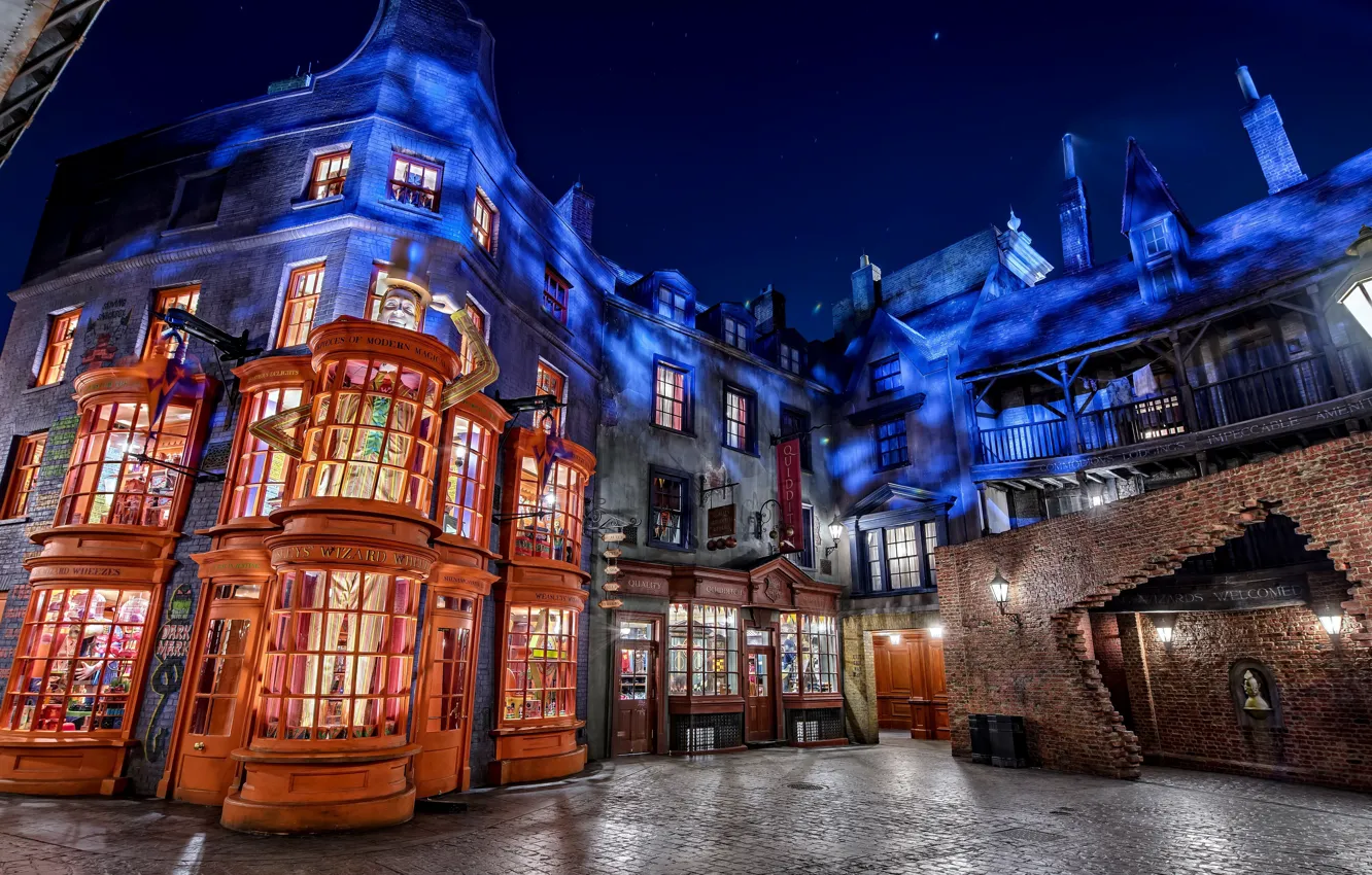 Фото обои Orlando, Harry Potter, Universal Studios, Diagon Alley