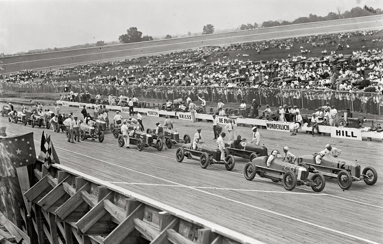 Фото обои ретро, гонки, США, автоспорт, 1925-й год