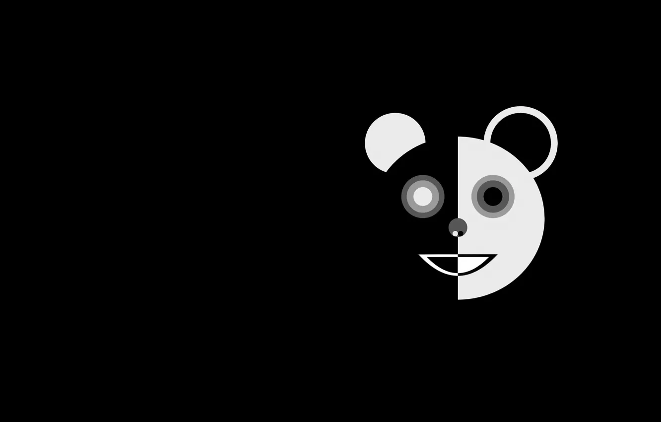 Фото обои арт, панда, Panda, Marco Beghi