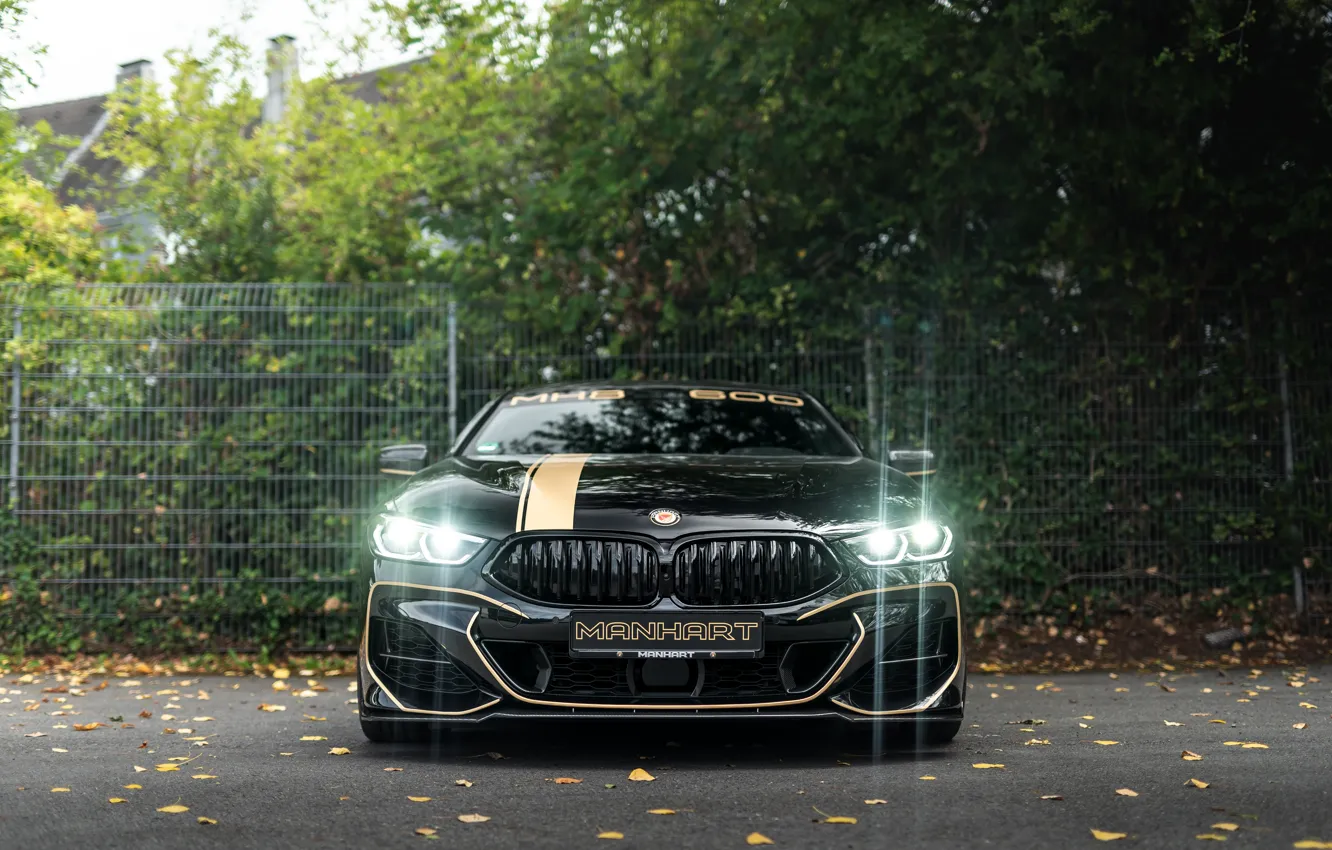 Фото обои фары, BMW, вид спереди, Manhart, 8-Series, 2019, G15, M850i