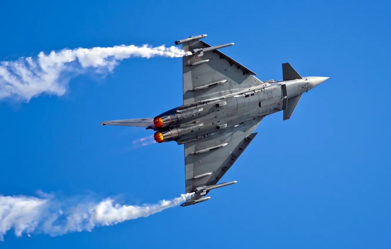 Фото обои оружие, Air Show European, EUROFIGHTER 2000