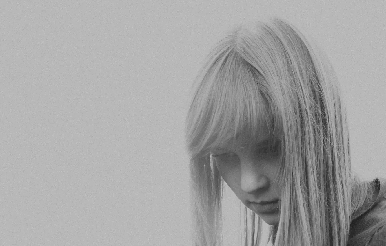 Фото обои girl, loneliness, melancholy
