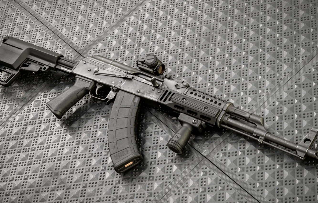 Фото обои оружие, gun, weapon, custom, Калашников, ак 47, штурмовая винтовка, assault Rifle