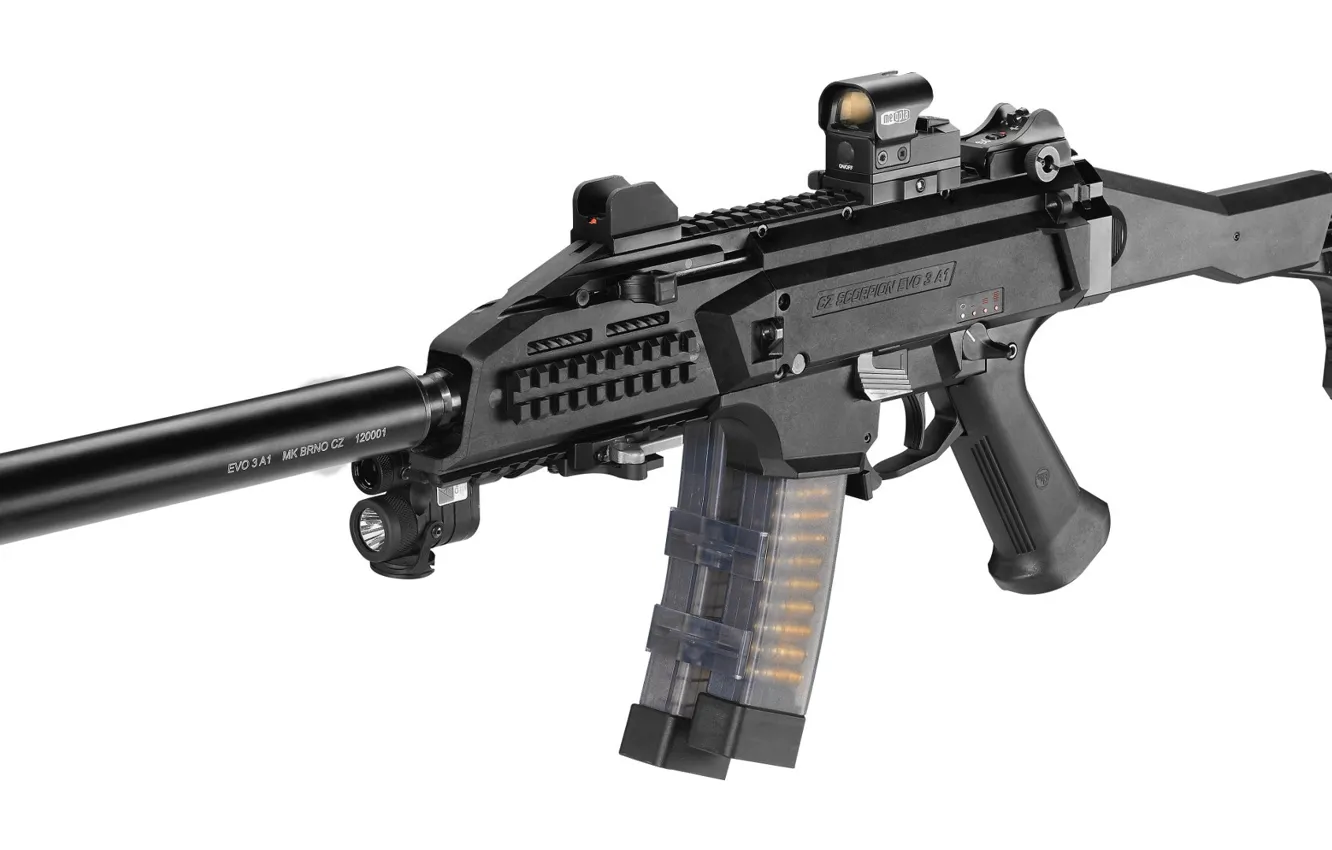 Фото обои gun, weapon, Skorpion, Skorpion EVO III A1-00, 9x21, military use, Skorpion Evo III, Skorpion Evo