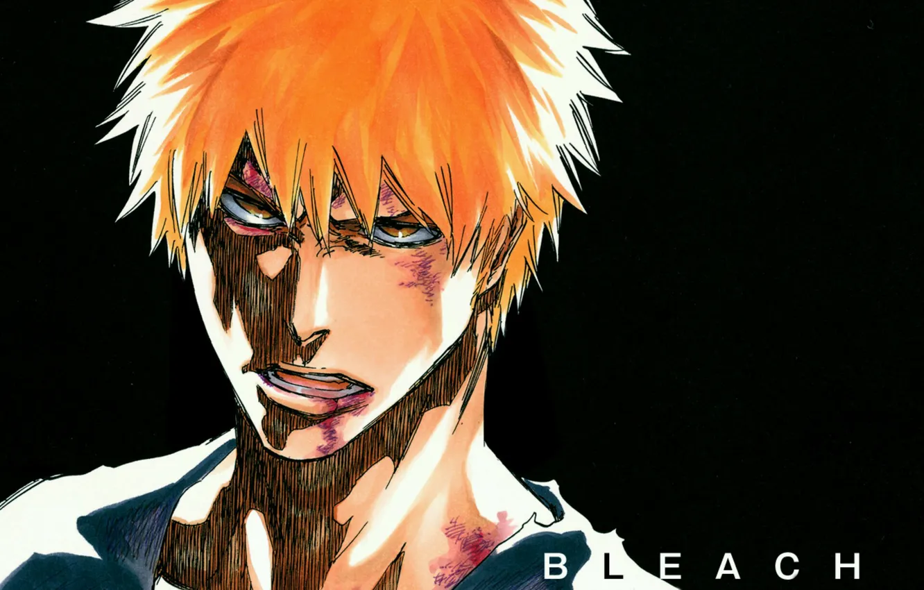 Фото обои Bleach, anime, kurosaki ichigo, art