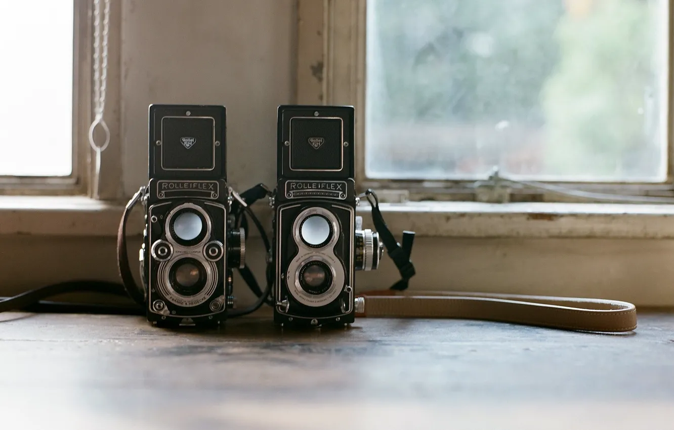 Фото обои макро, фон, камера, Rolleifex