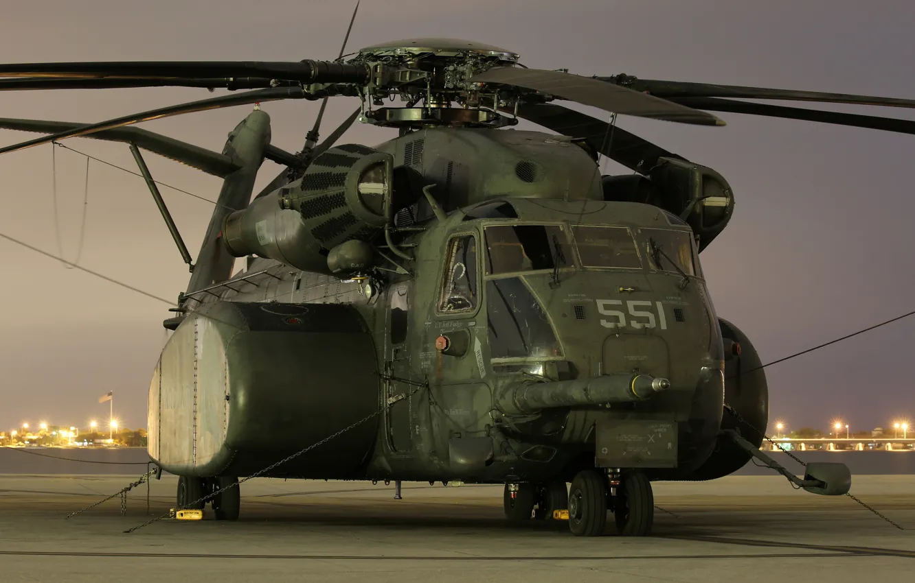 Фото обои тяжёлый, MH-53E, Sea Dragon, транспортный вертолёт