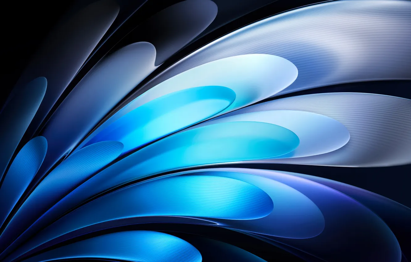 Фото обои abstract, Blue, Vivo Pad
