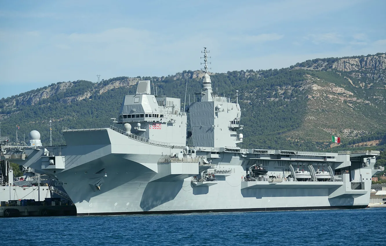 Фото обои УДК, ВМС Италии, LHD Trieste