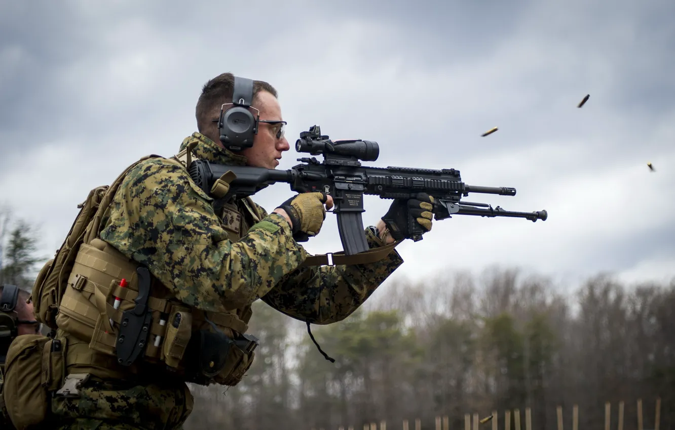 Фото обои M27, United States Marine Corps, Infantry Automatic Rifle
