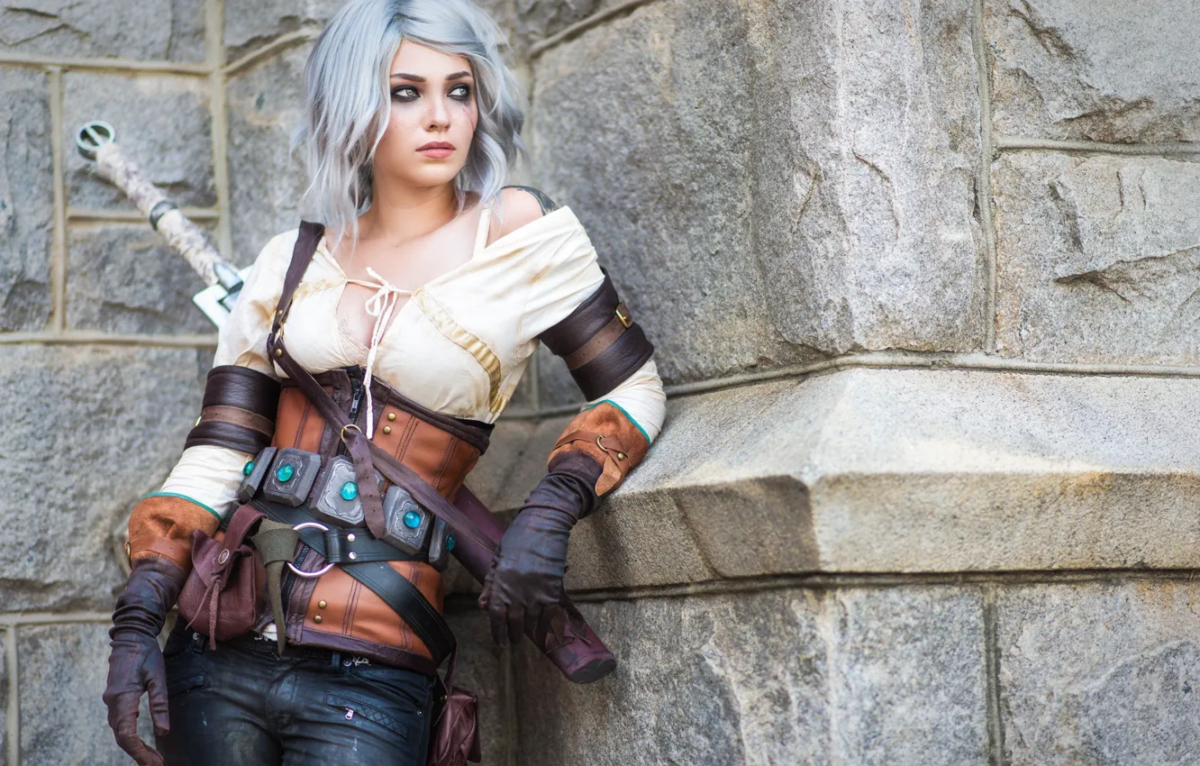 Фото обои The Witcher 3: Wild Hunt, Cosplay, Ведьмак 3: Дикая Охота, Цири, Ciri, Cirilla