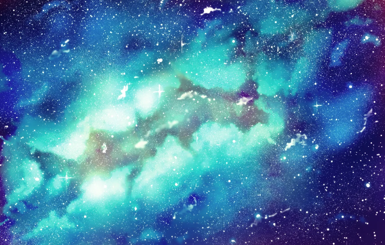 Фото обои космос, звезды, туманность, space, nebula