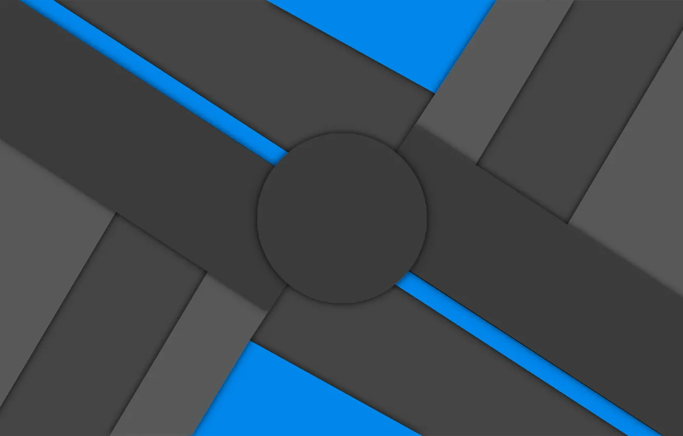 Фото обои линии, серый, голубой, круг, Android