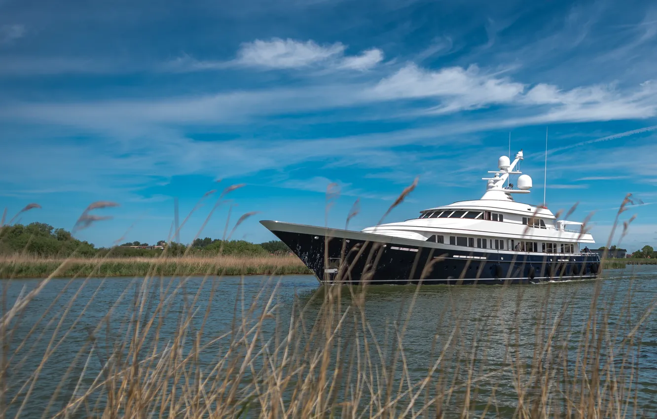 Фото обои яхта, Aurora, luxury yacht, компании Feadship