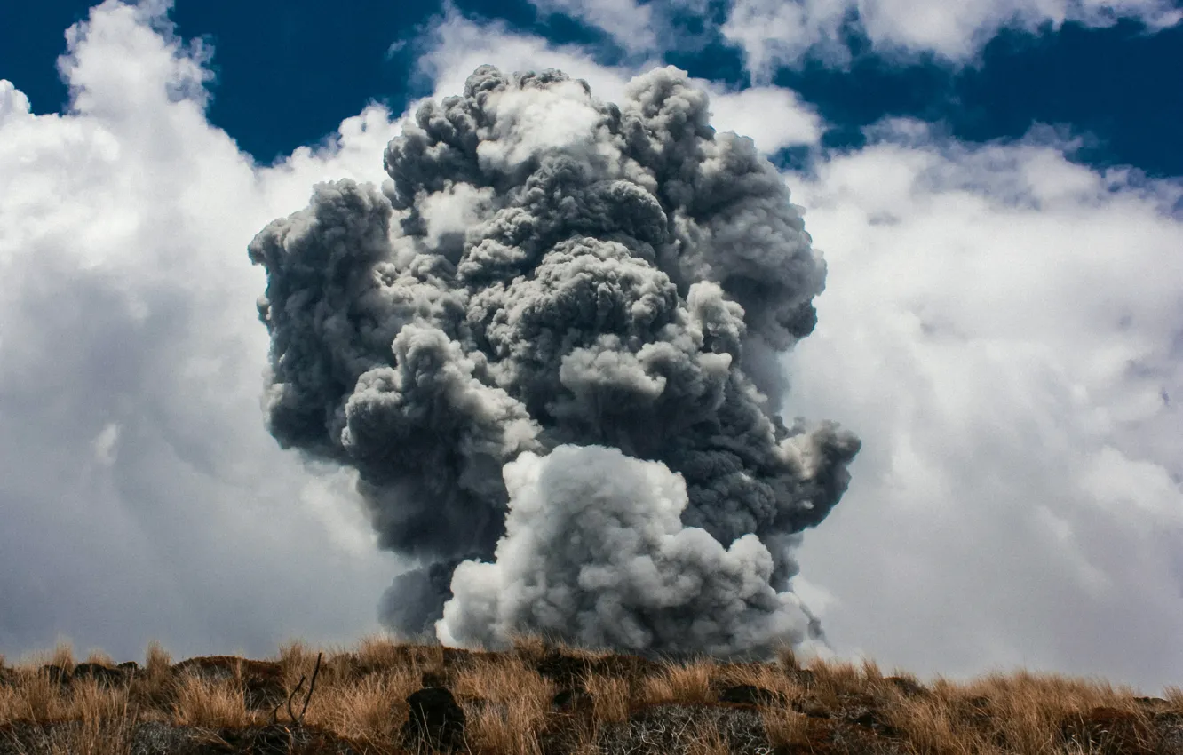 Фото обои Nature, Mountain, Volcanic eruption