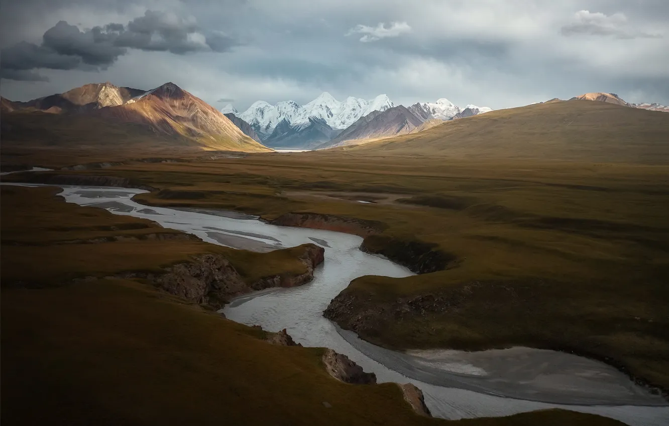 Фото обои Kyrgyzstan, Issyk-Kul, Echkili-Tash