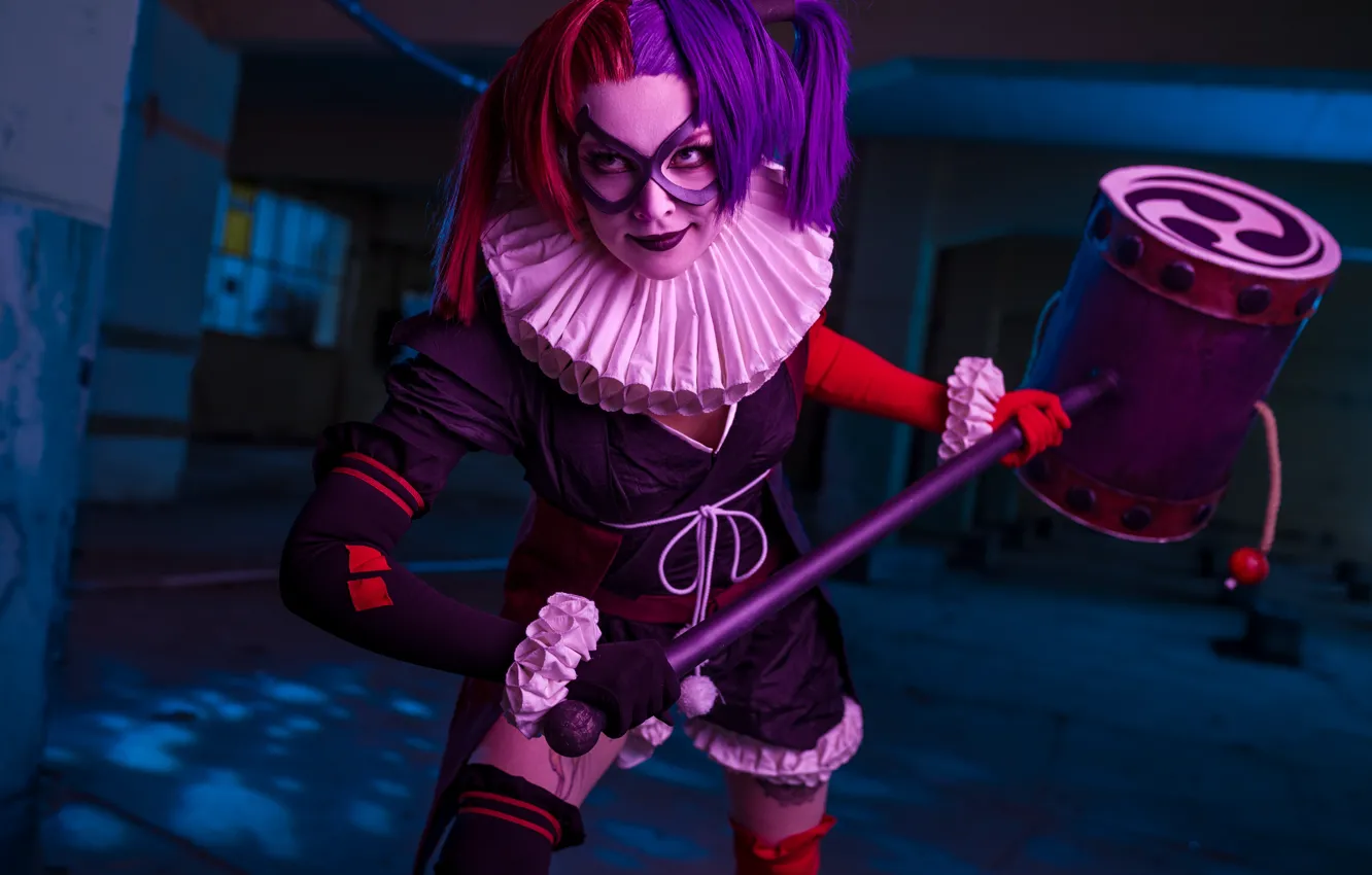 Фото обои косплей, Harley Quinn, Batman Ninja, Михаил Давыдов