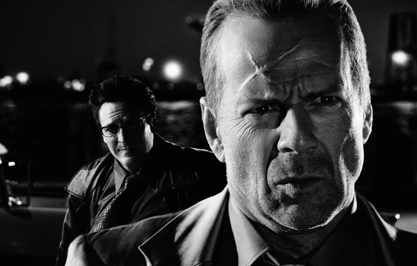 Фото обои Bruce Willis, Город грехов, Michael Madsen