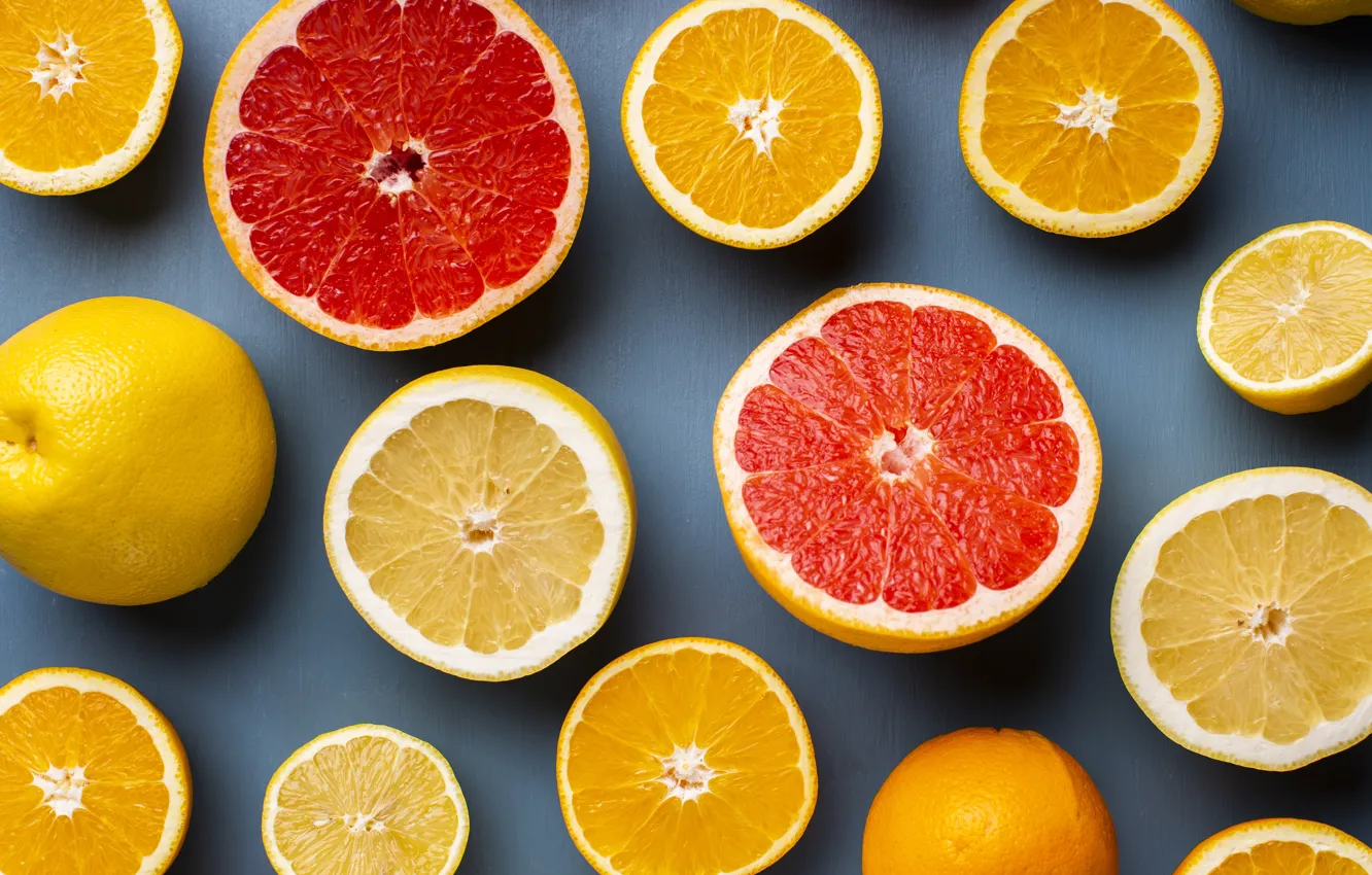 Фото обои лимон, апельсин, апельсины, цитрус, цитрусы, лимоны, грейпфрут