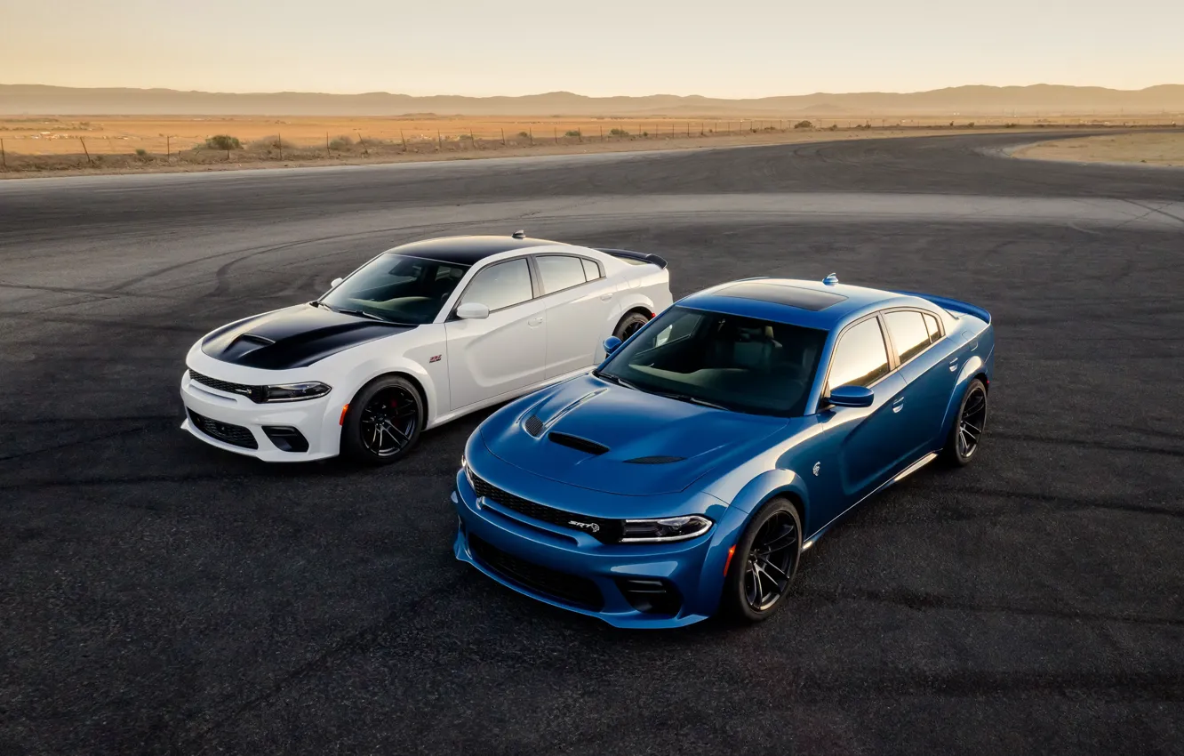 Фото обои Dodge, Cars, Charger, Hellcat, SRT, Muscle cars, Widebody, Scat Pack