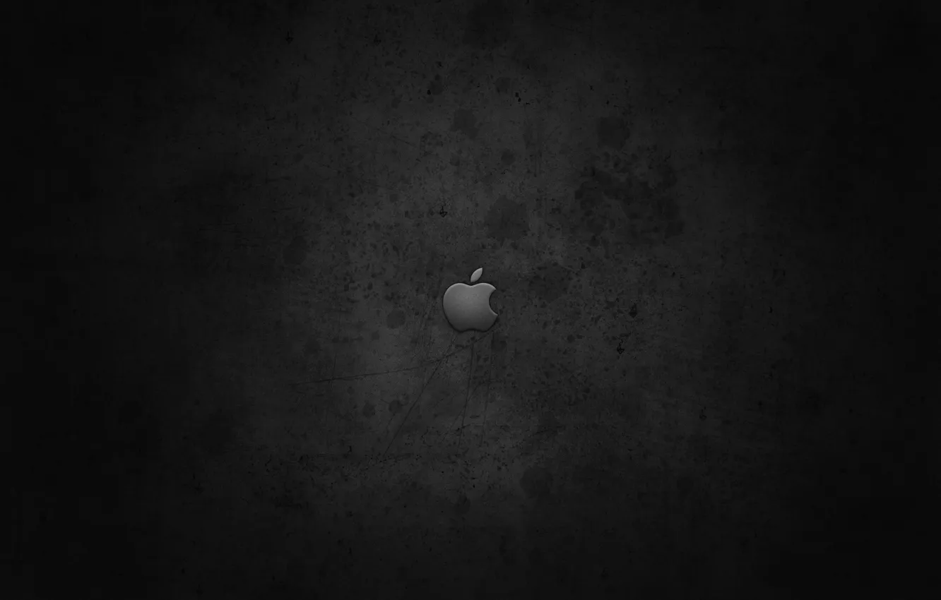 Фото обои Apple, Яблоко, Чёрный, Бренд