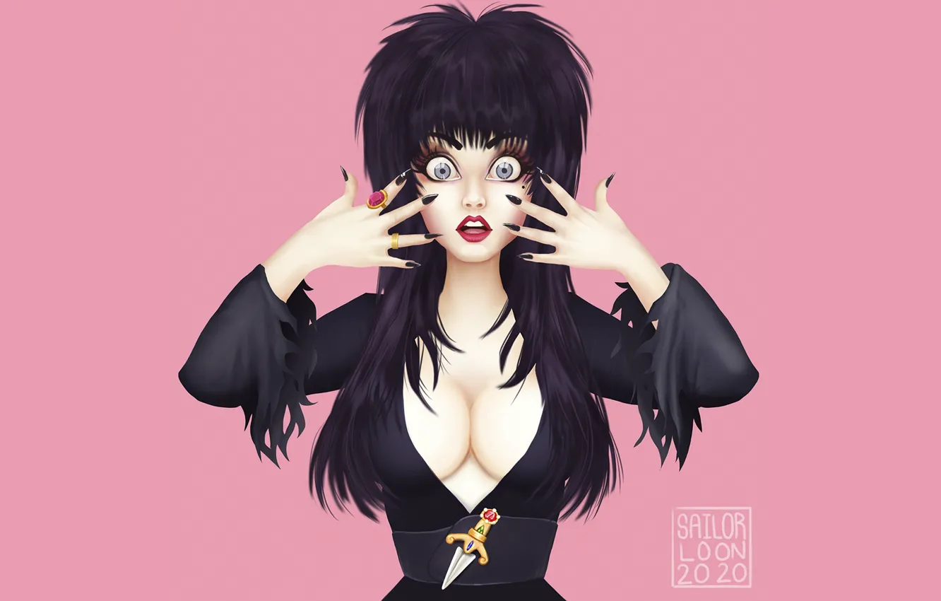 Фото обои art, Elvira, Elvira Mistress of the Dark