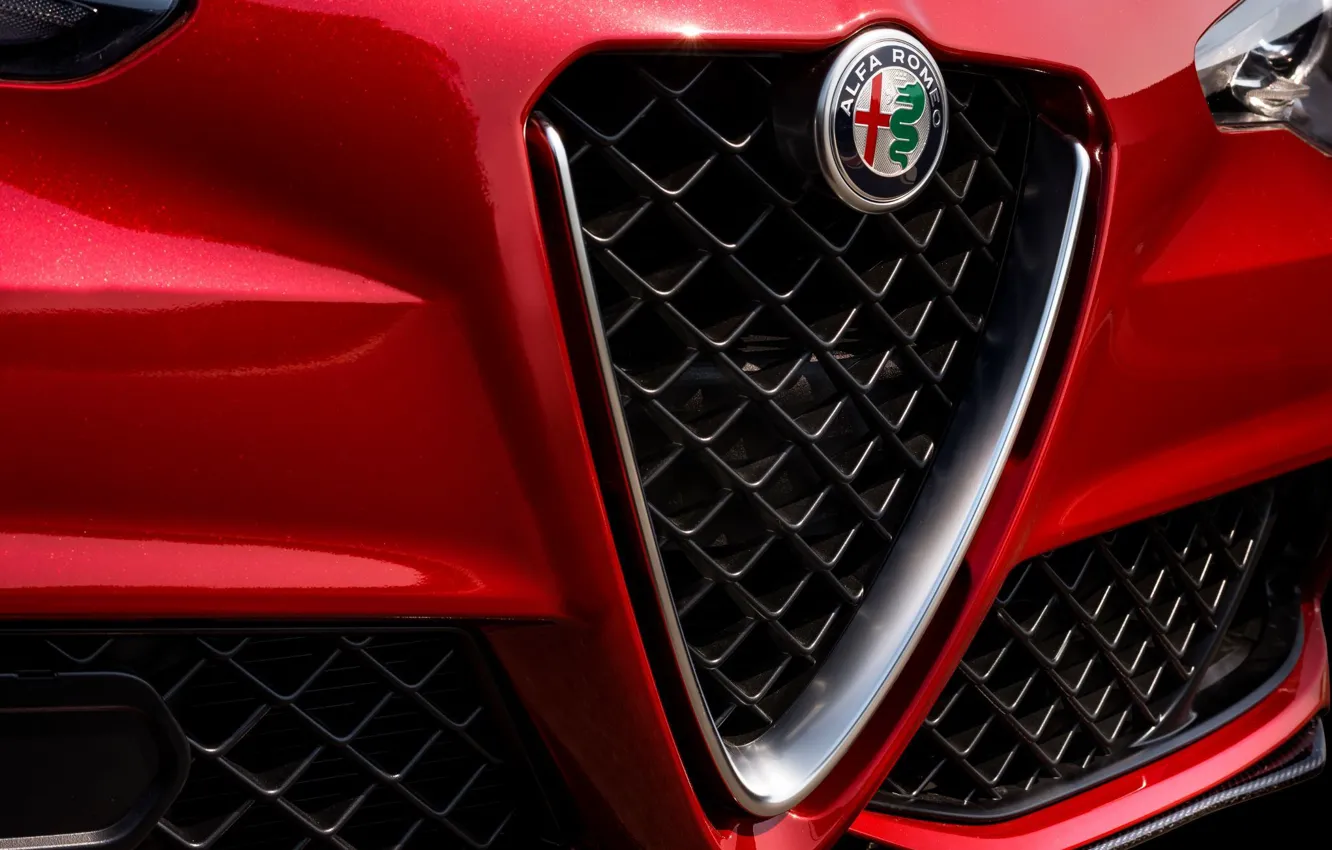 Фото обои Лого, Alfa Romeo, Альфа Ромео, Передок