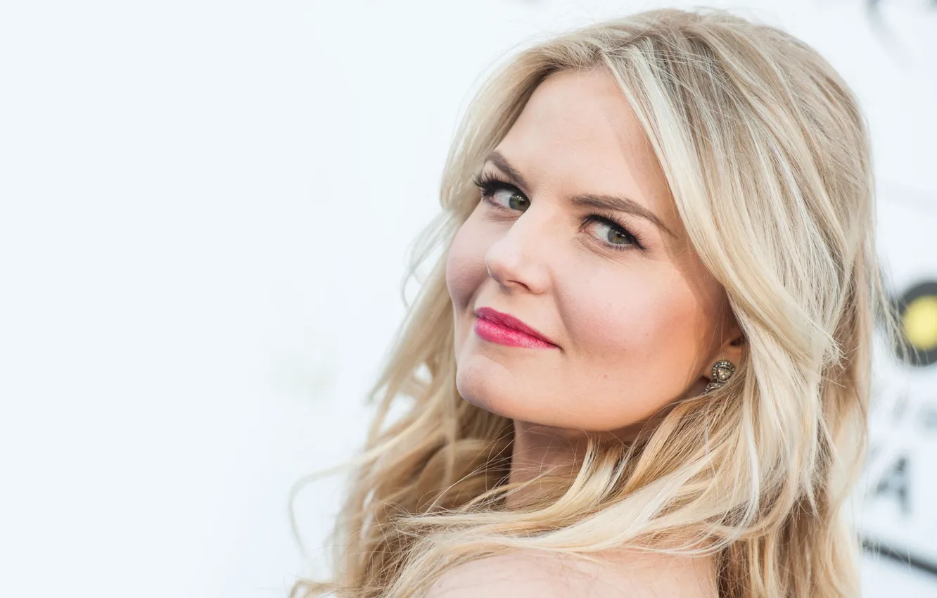 Фото обои взгляд, поза, макияж, актриса, Jennifer Morrison, Дженнифер Моррисон, hair