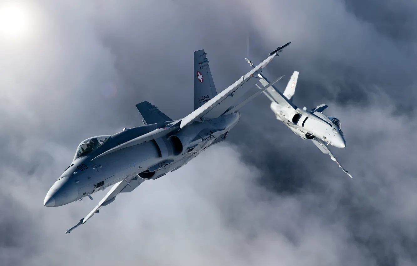 Фото обои бомбардировщик, Hornets, палубный истребитель, FA-18C