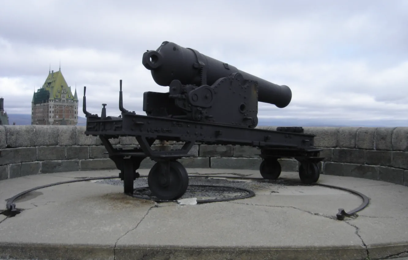 Фото обои Gun, Cannon, Quebec Citadel