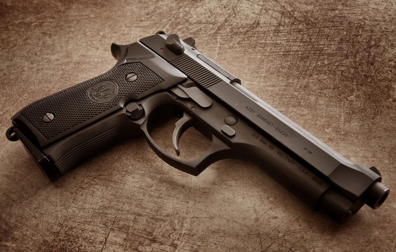 Фото обои пистолет, Beretta, M92FS, Пневматический