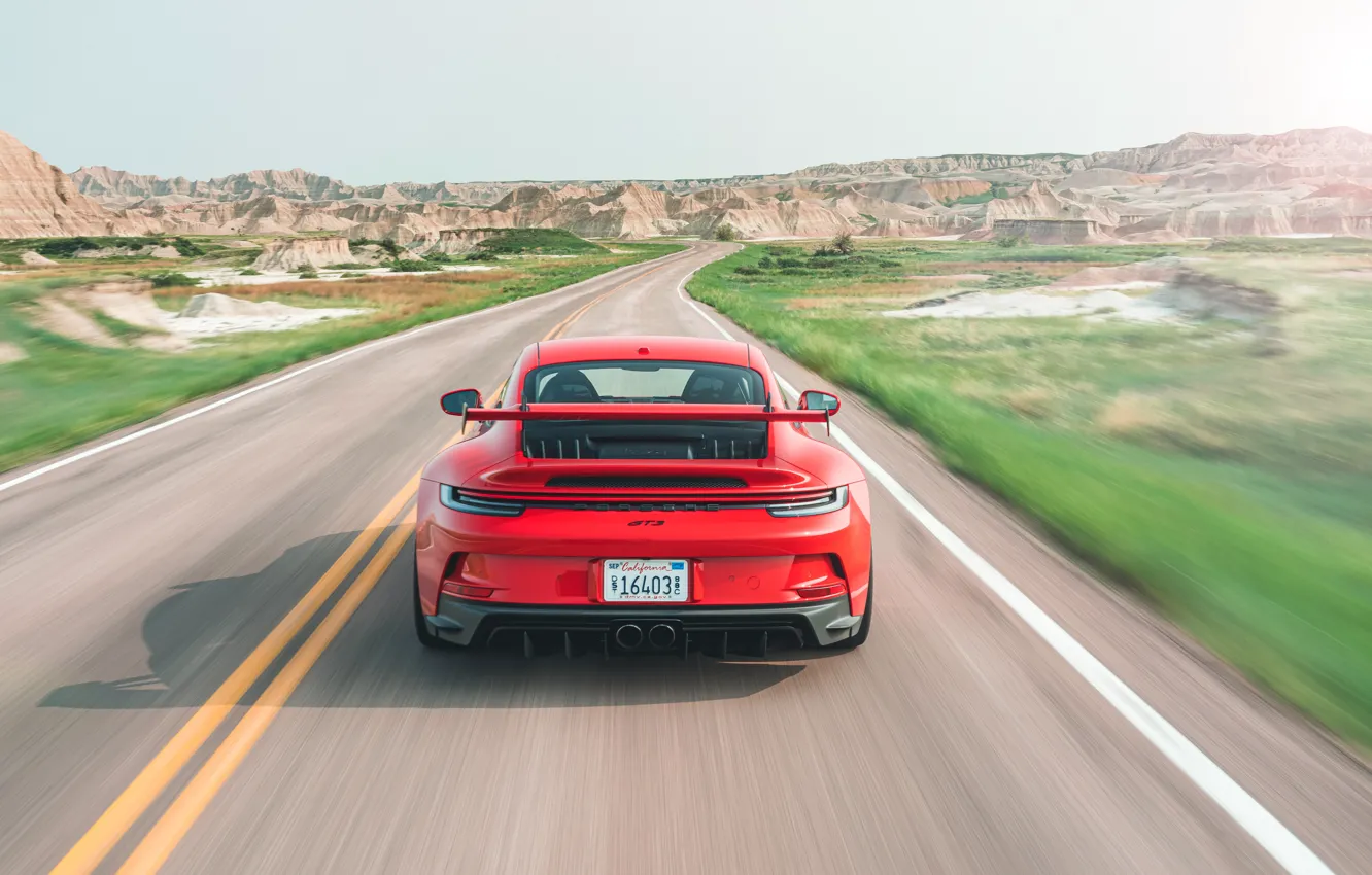 Фото обои 911, Porsche, Porsche 911 GT3, rear view