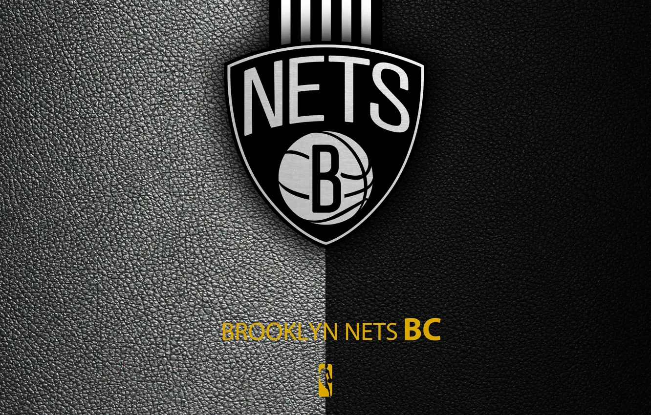 Фото обои wallpaper, sport, logo, basketball, NBA, Brooklyn Nets