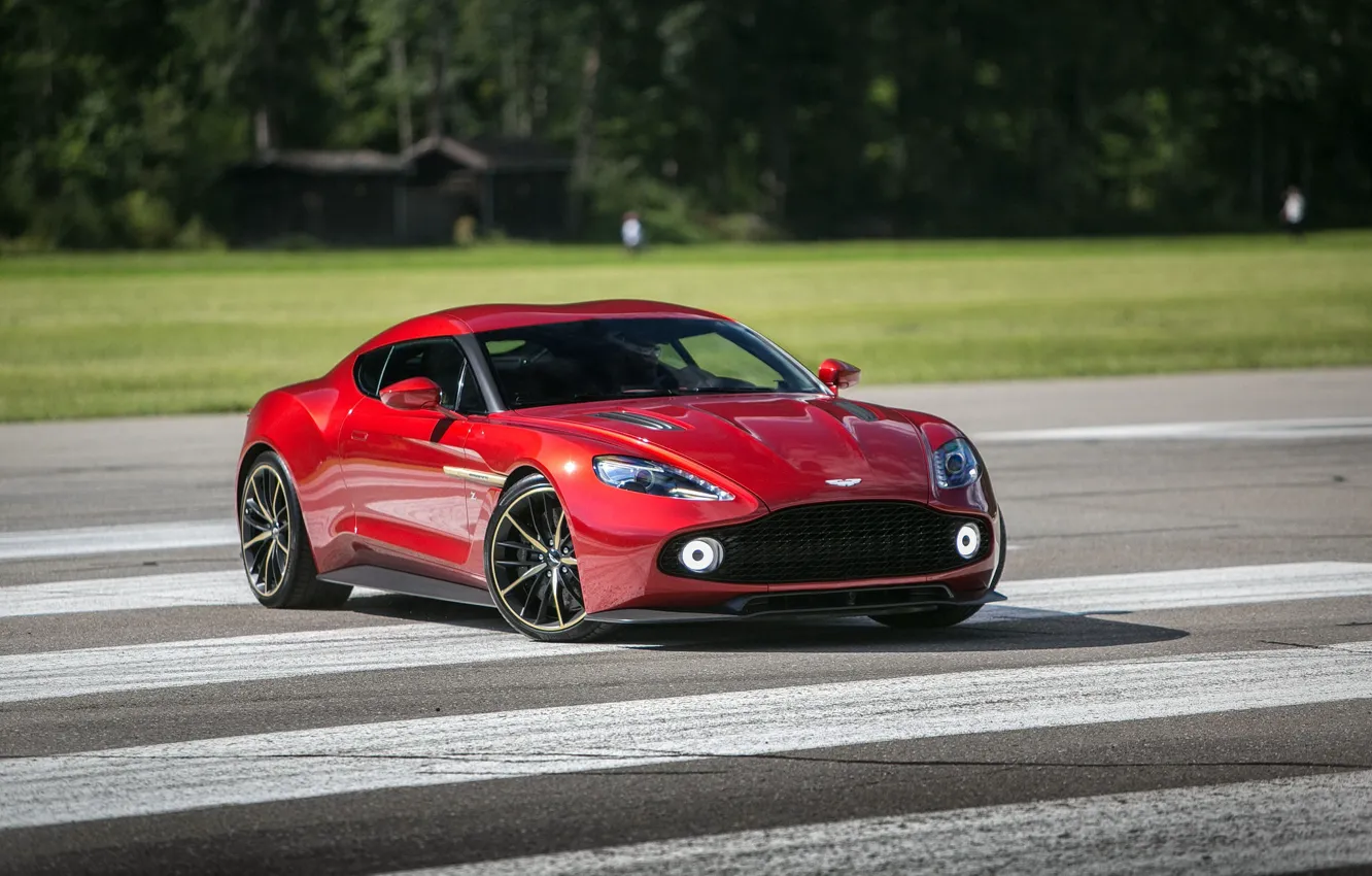 Фото обои Aston Martin, Red, Zagato