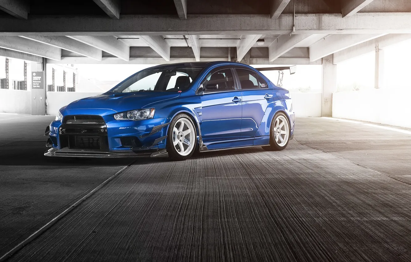 Фото обои Mitsubishi, Lancer, Evolution, Driven Media, Johan Lee