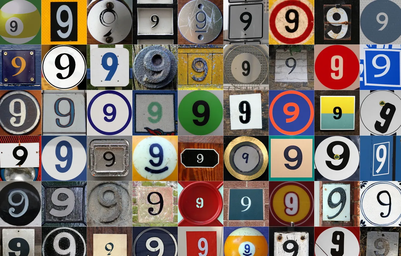 Фото обои фон, mosaicnumber, photomosaic