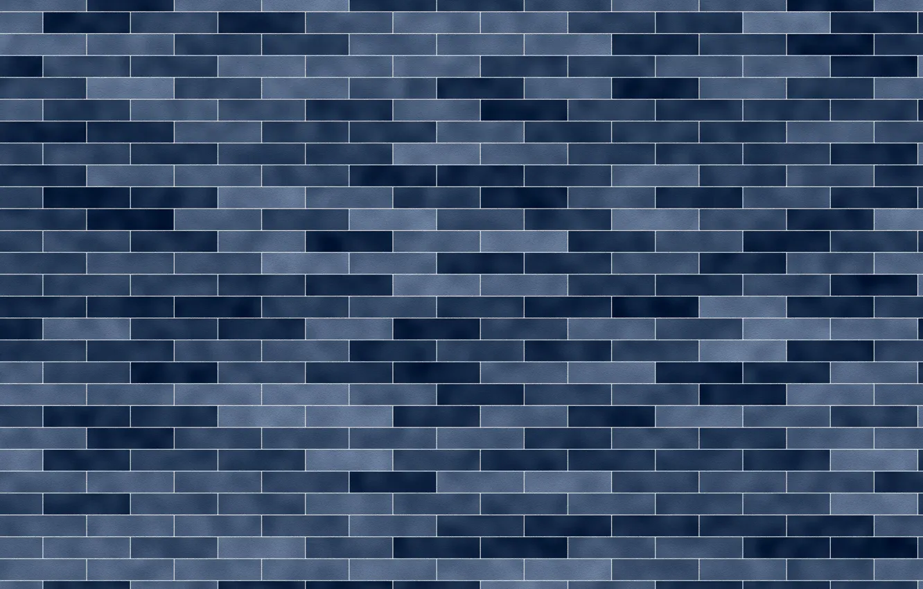 Фото обои wall, blue, brick
