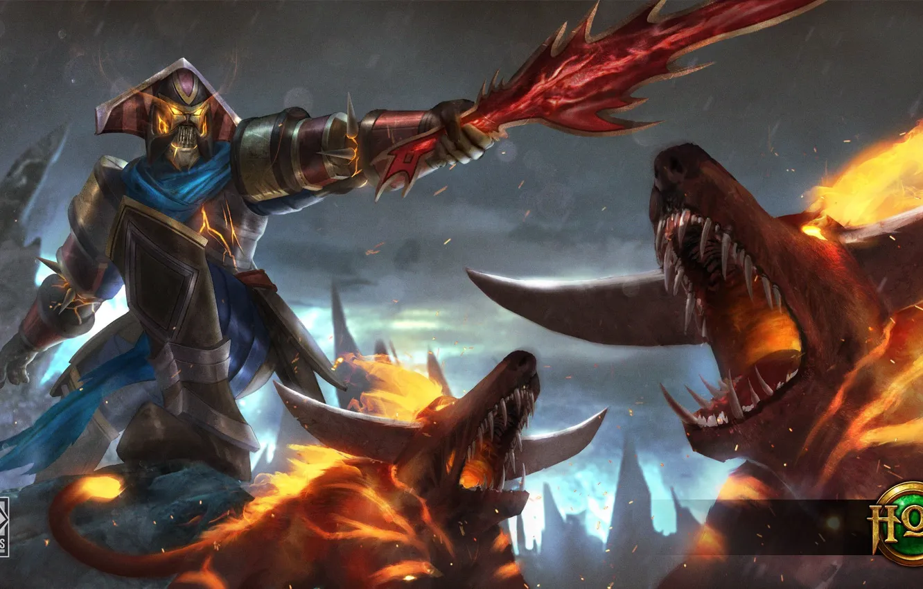 Фото обои hon, art, Heroes of Newerth, War Beast, Shock Troop War