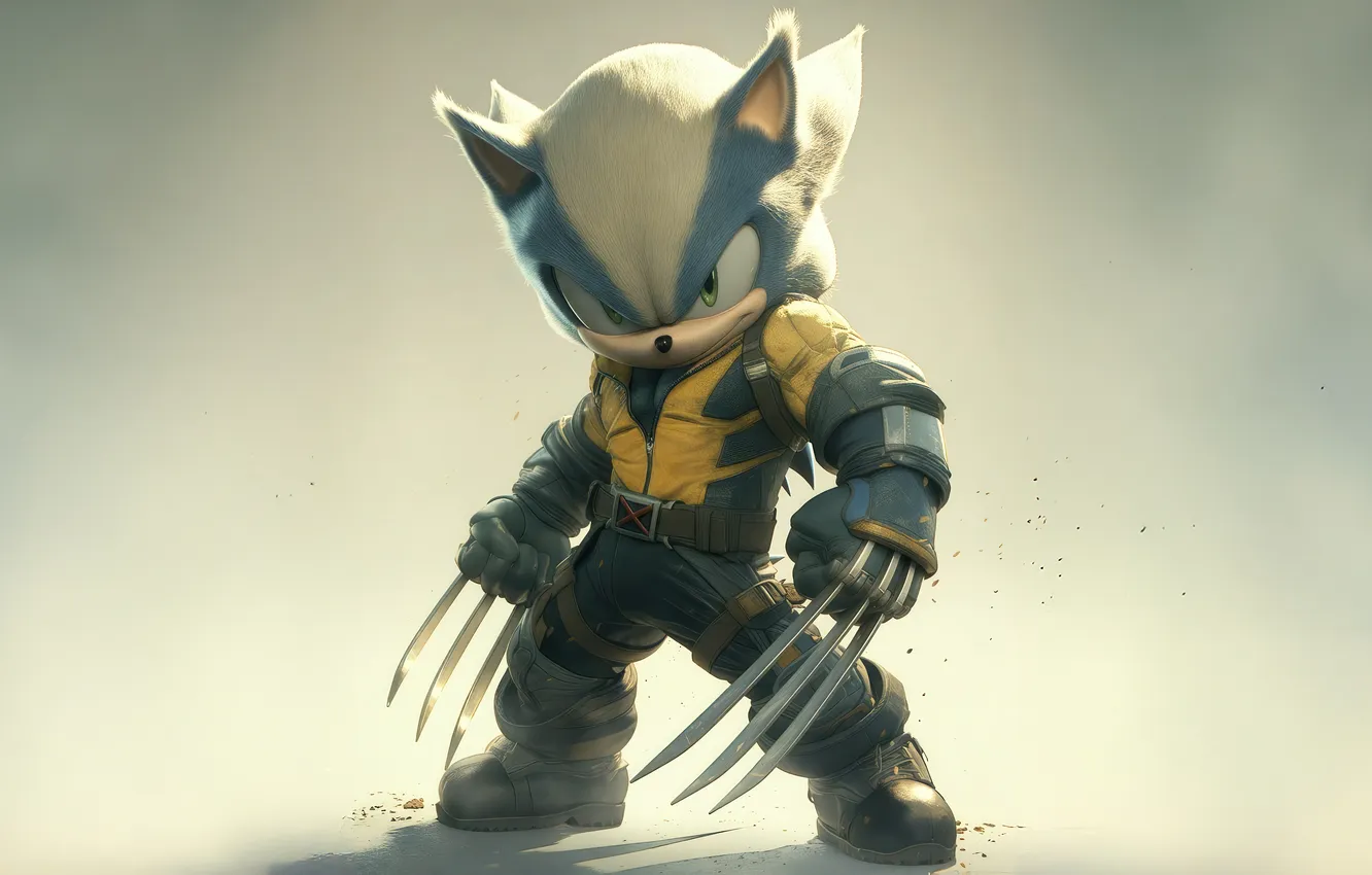 Фото обои wolverine, sonic