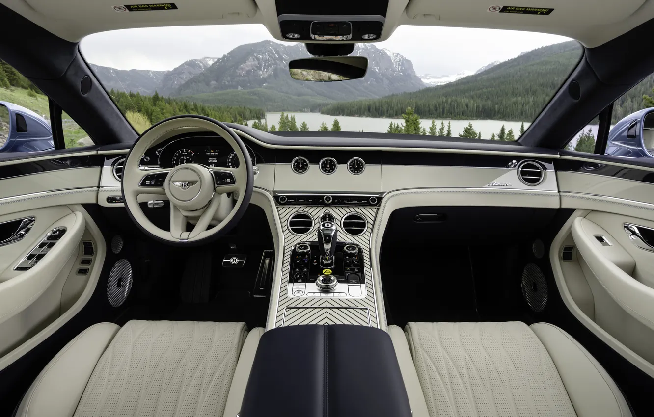 Фото обои купе, интерьер, Bentley, Continental, Бентли, гибрид, люкс, lux