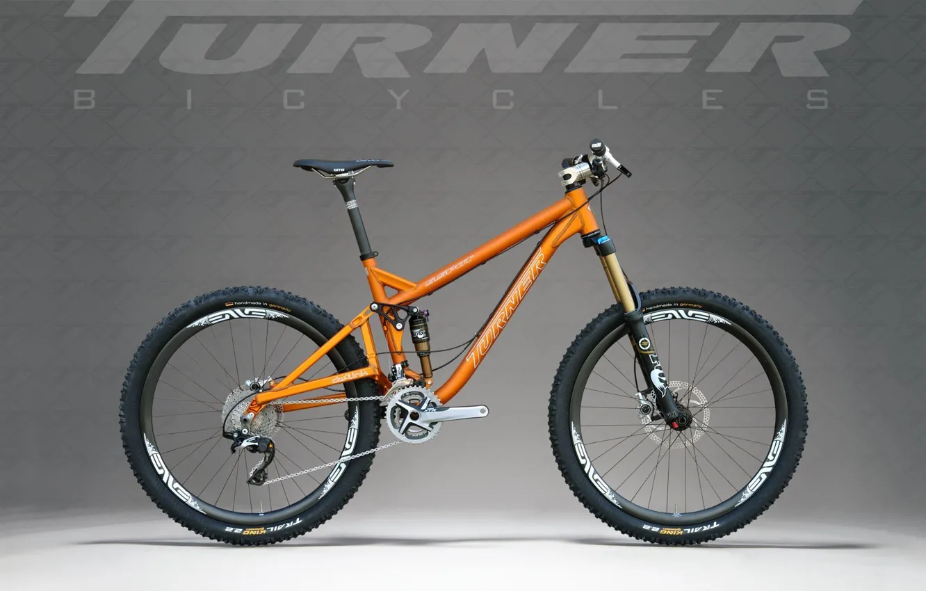 Фото обои оранжевый, дизайн, велосипед, bicycle