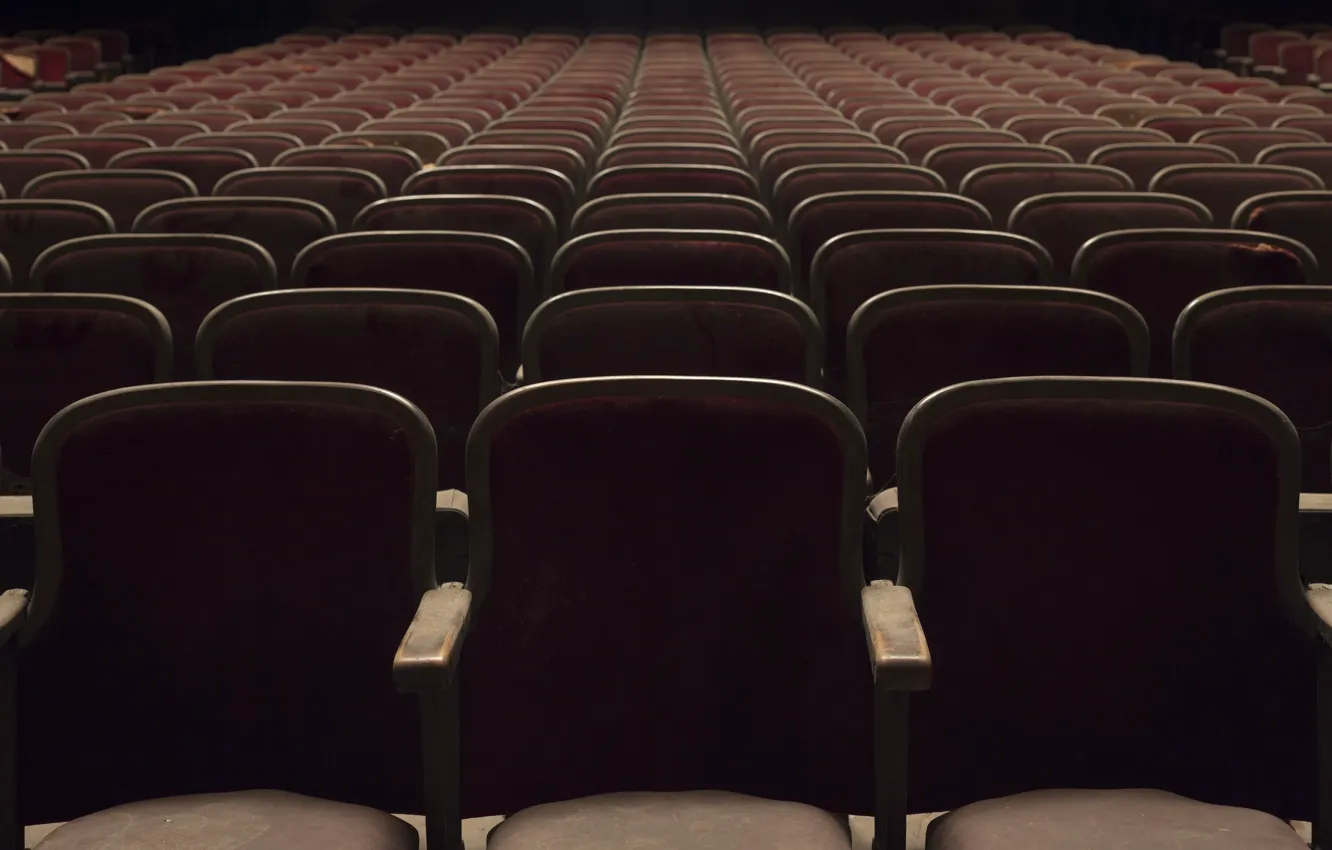 Фото обои фон, кресло, зал