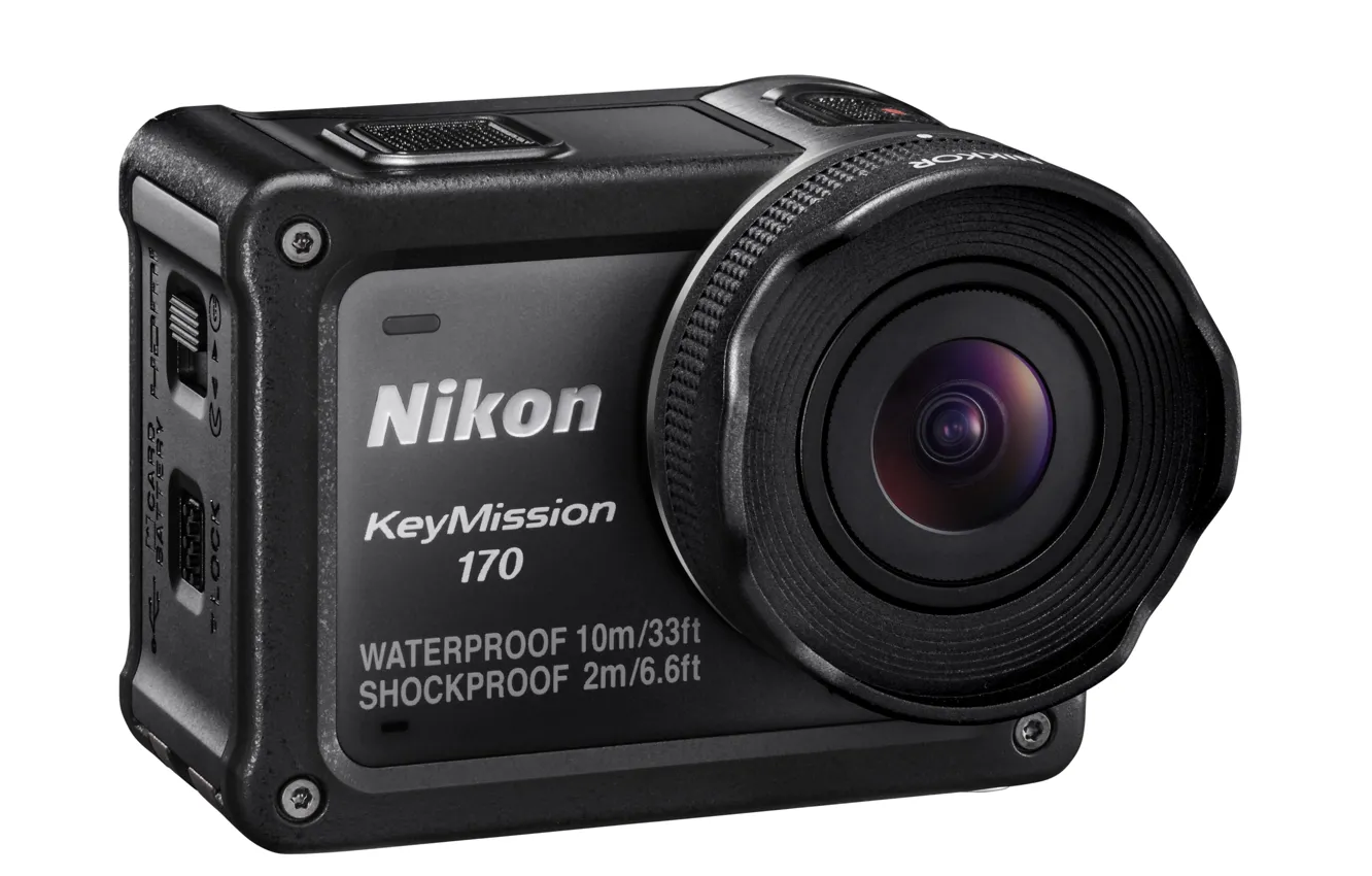 Фото обои Nikon, photography, photo, memories, 4k, photographic machine, KeyMission 170, Nikon KeyMission 170
